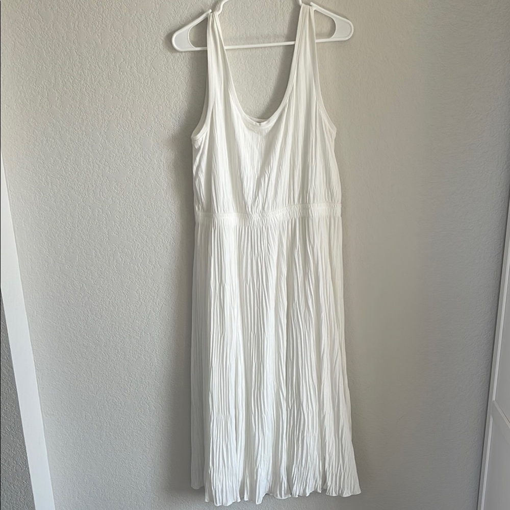 Vince White Midi Dress